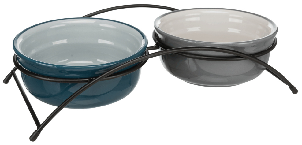 Trixie TX-24536 миски керамическе на підставці 2 × 0,6 л / ø15 см Вінниця - фото 1