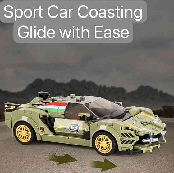 Конструктор суперкар Lamborghini на 333 деталі, зелений Кам'янець-Подільський