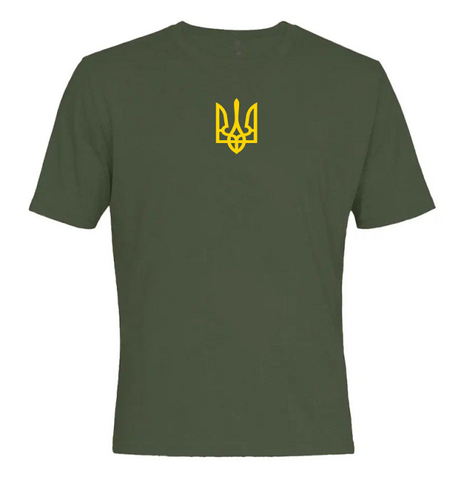 Футболка чоловіча з Гербом України (чорний) XS-14XL 3XL Одеса - фото 1