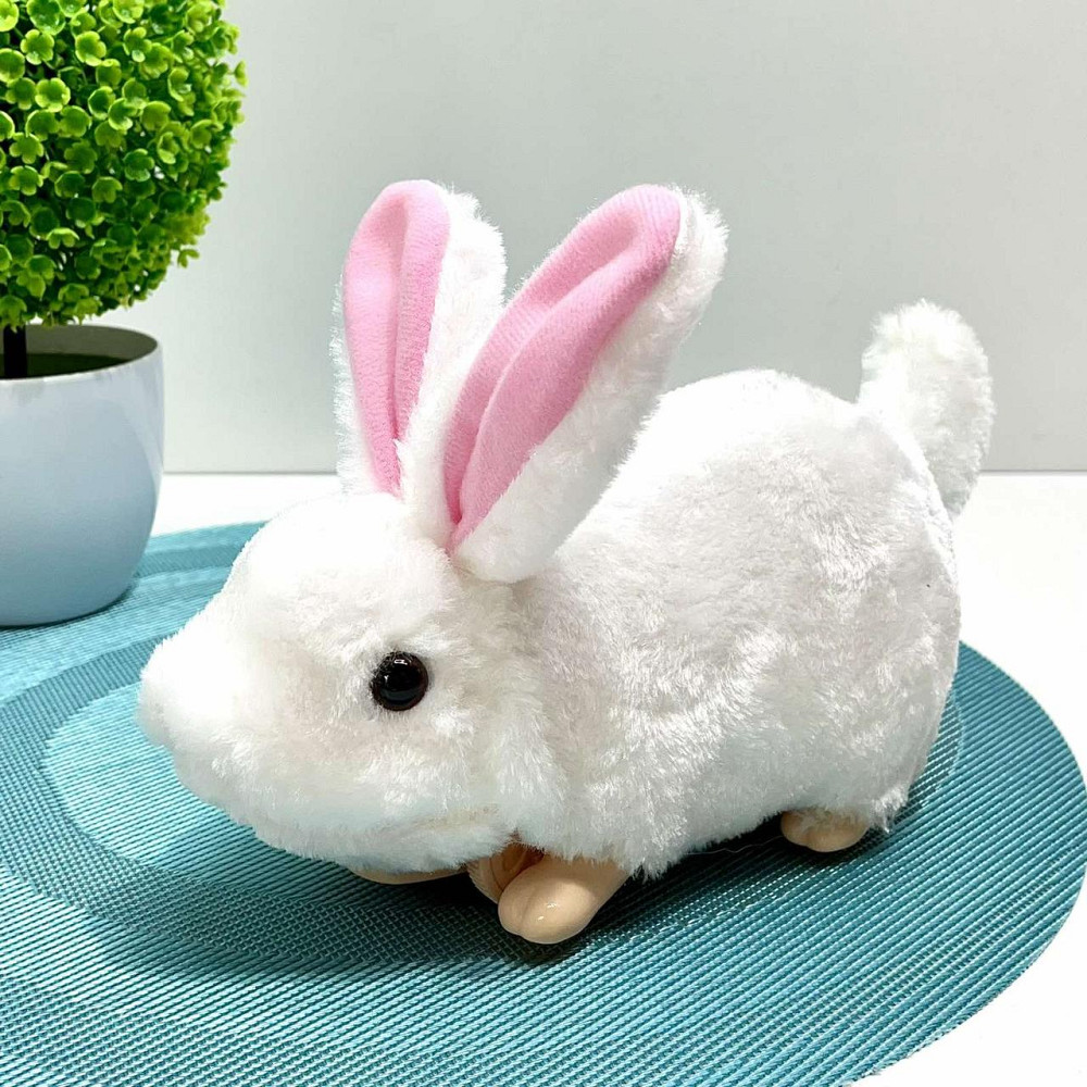 М'яка іграшка Кролик на радіокеруванні інтерактивна їздить 21см Біла (8858-8068) Чернігів - фото 4