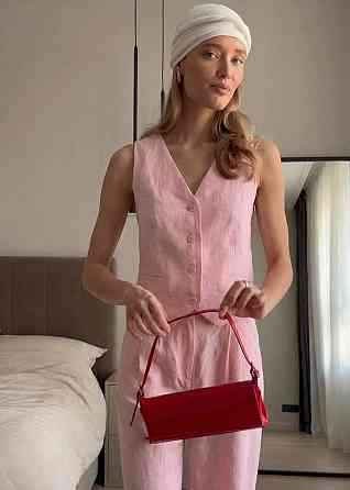 Жіночий стильний літній костюм льон Барбі, 42/44 Одеса