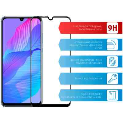 Скло захисне ACCLAB Full Glue Huawei Y8p/P Smart S (1283126508318) Вінниця