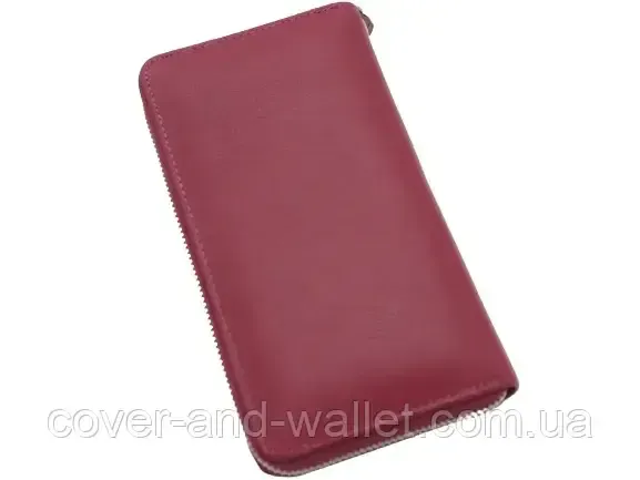 Розовый женский кожаный кошелек на молнии Boston B272 Киев - изображение 2