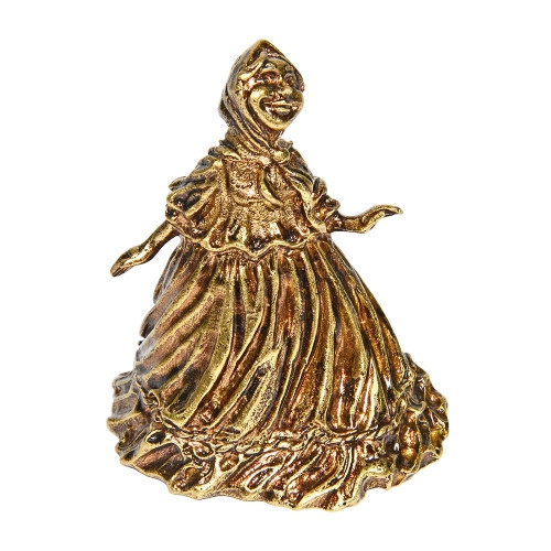 Дзвіночок сувенірний бронзовий Баба Київ - фото 1