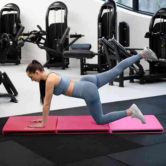Мат гимнастический твердый Gymtek 5см светло-розовый Киев