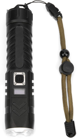 Тактический светодиодный фонарь J.W.S WS-607 P90, 3600 Лм, USB Type-C, Power Bank, Zoom, IPX5, аккумулятор 26650, без оригинальной Киев