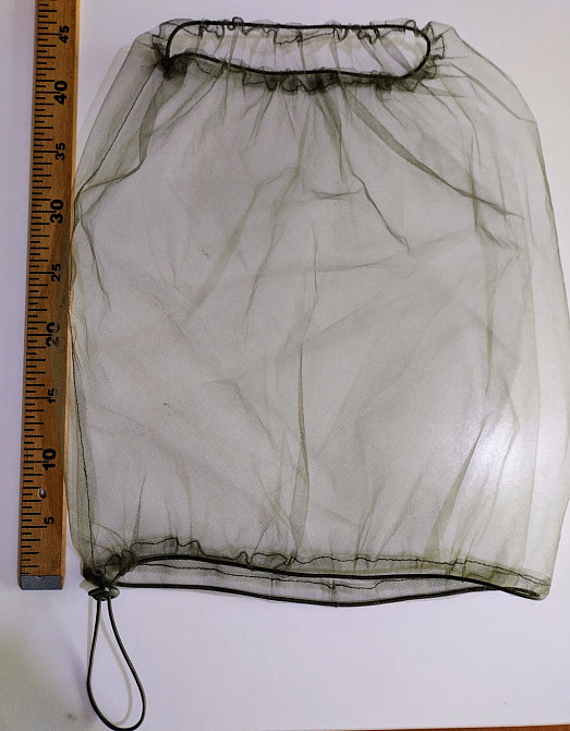 Накомарник антимоскитна сітка на капелюх 50*50 см Чернігів - фото 1