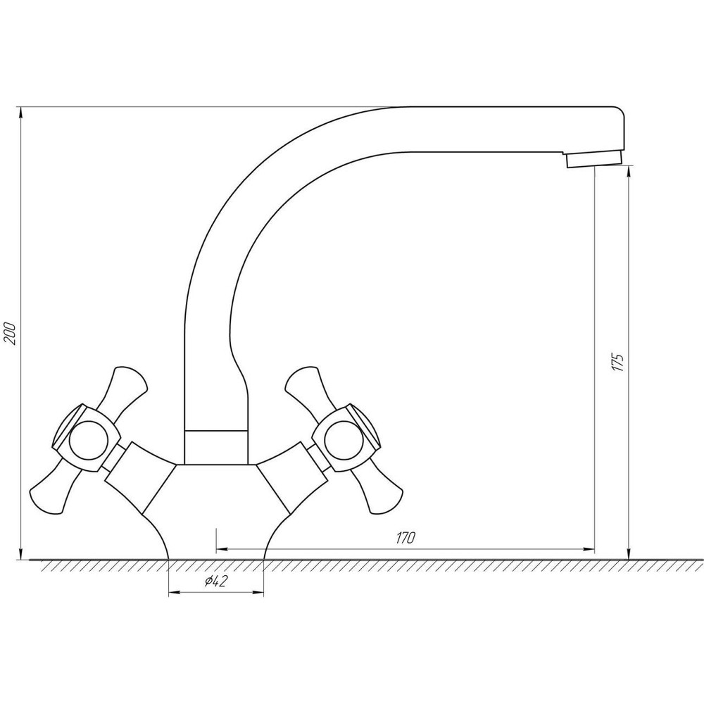 Змішувач для умивальника DOMINO DKF-209-06-SHARM (000014974) Київ - фото 4