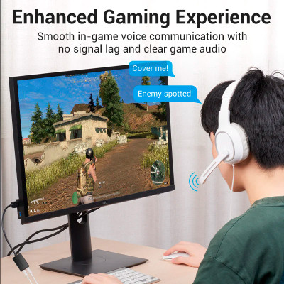 Звуковая плата Vention Audio USB 2х3,5 мм jack 0.15m (CDYB0) Винница - изображение 4