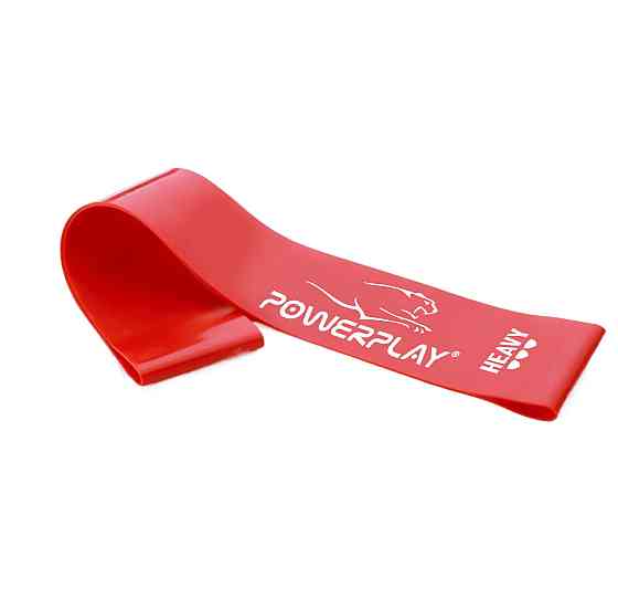 Резинка для фітнесу PowerPlay 4114 Mini Power Band 1.2мм. Heavy Червона (11 кг) Каменское