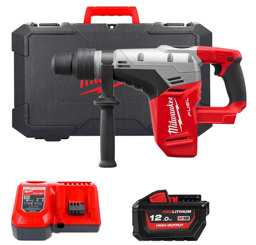 Перфоратор 2-х режимный M18 FUEL 5 кг SDS-MAX MILWAUKEE 4933471284 Одеса - фото 1