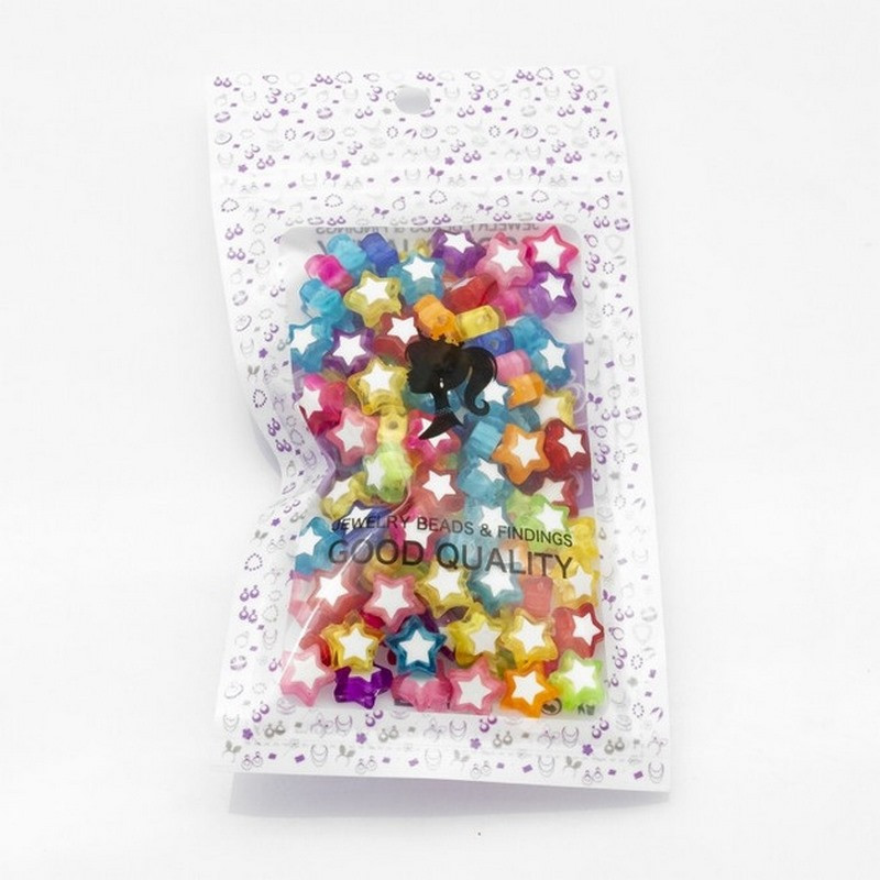 Декоративні намистинки для творчості Зірки Dom Busin УТ100023889 в упаковці 120 шт Вінниця - фото 3