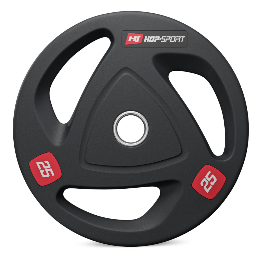 Набір дисків олімпійських Hop-Sport 2 х 25кг Київ - фото 2