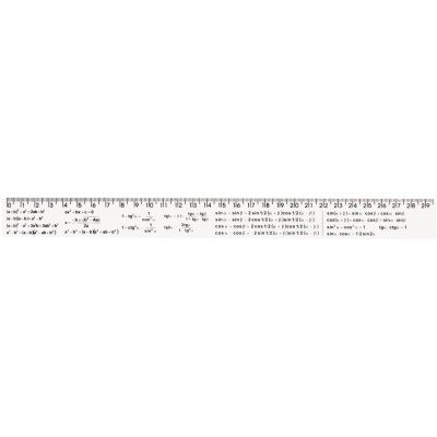 Лінійка Economix 30 см тригонометричні формули, друкована (E81330-05) Вінниця - фото 1