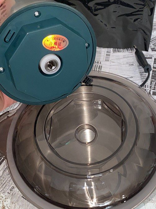 Електричний подрібнювач BITEK BT-7019, потужність 1000 Вт, 2 швидкості, чаша 2 л, метал. Одеса - фото 8