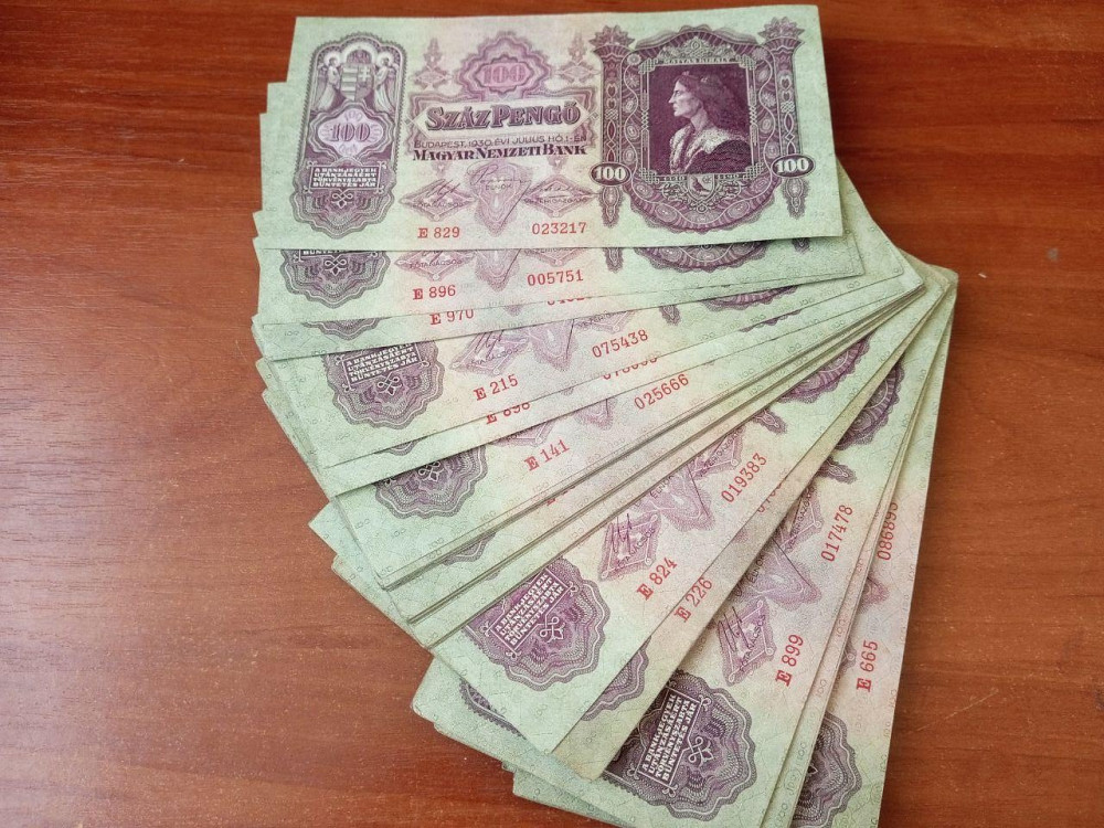 Венгрия / Hungary 100 пенго 1930г Полтава - изображение 1