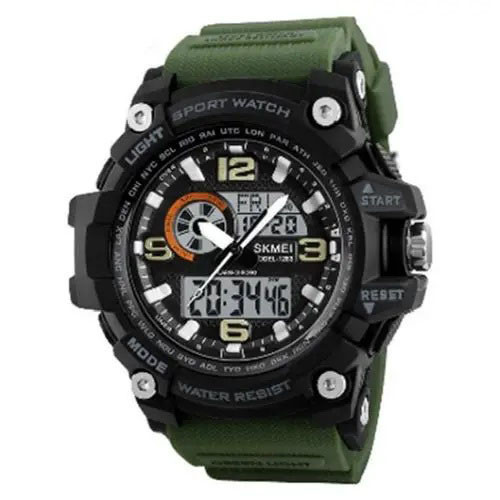 Годинники спецпризначенці SKMEI 1283AG ARMY GREEN, Годинник військовий чоловічий, WB-804 Годинники спортивні Київ - фото 10