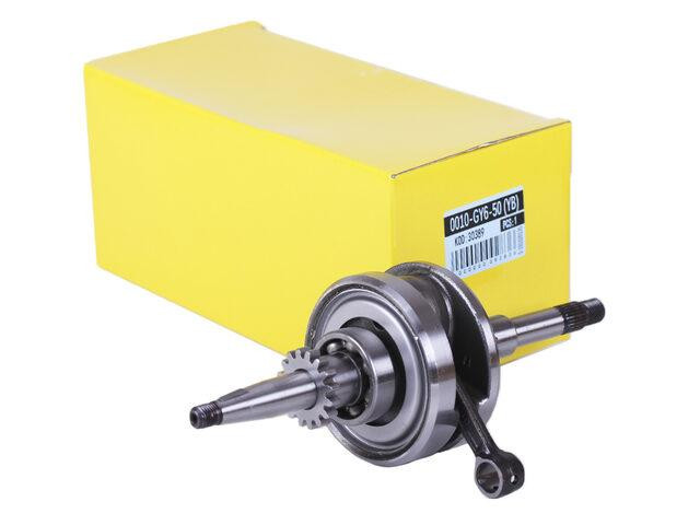 Колінвал + підшипники, к-т 2 шт.: 6204RS + 6004RS - 50CC4T Мукачево - фото 1