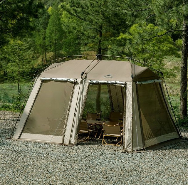 Чотиримісний намет Naturehike Village CNH23ZP12003 (Коричнева) Вінниця - фото 1