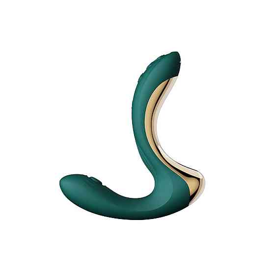 Вібратор-пульсатор з вакуумною насадкою Zalo – Talis G-Spot PulseWave Vibrator Turquoise Green Sex Aura Київ
