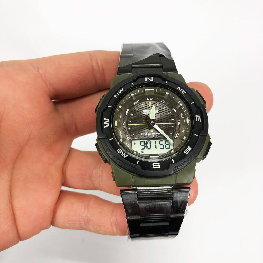 Противоударные часы SKMEI, Армейские наручные часы для мужчины Стильные тактические для мужчин UJ-80 Львов - изображение 12