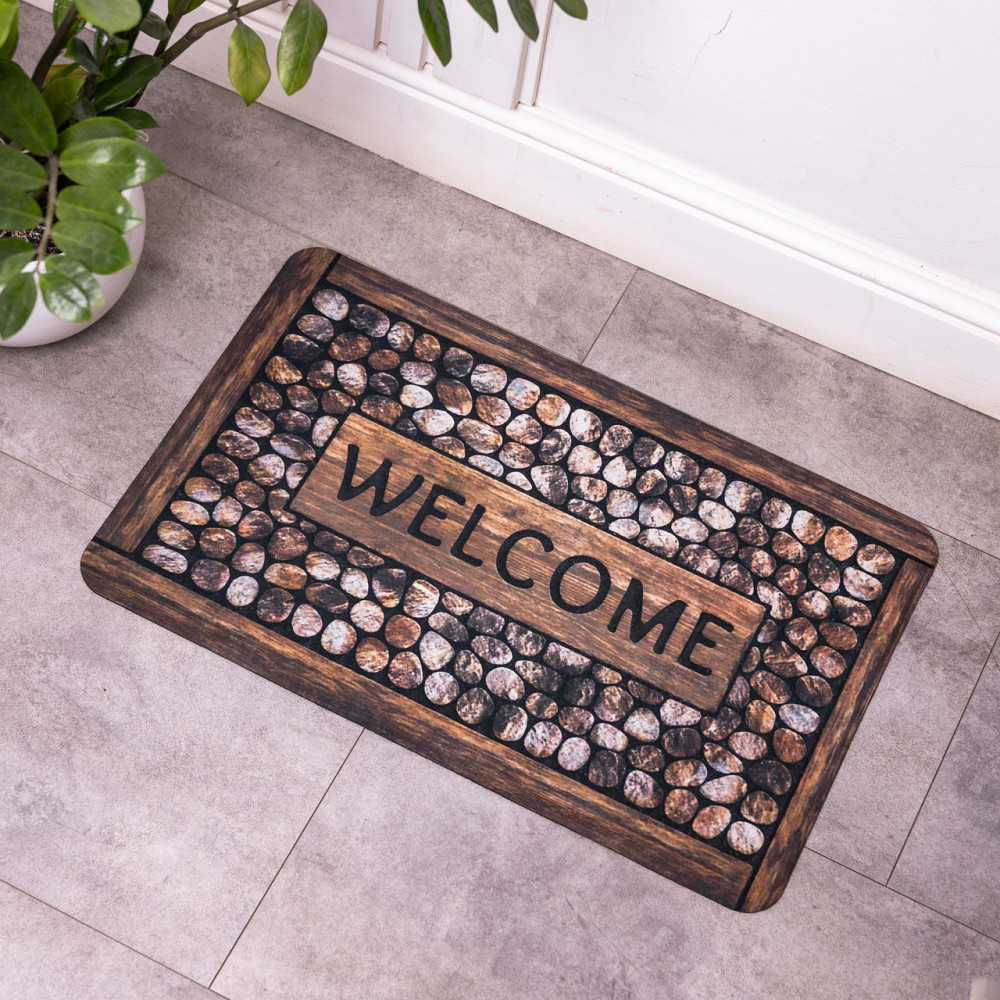 Jiamat Килимок придверний Vertical Welcome 38*58 см діатомітовий HP-42-41 Коломия - фото 4