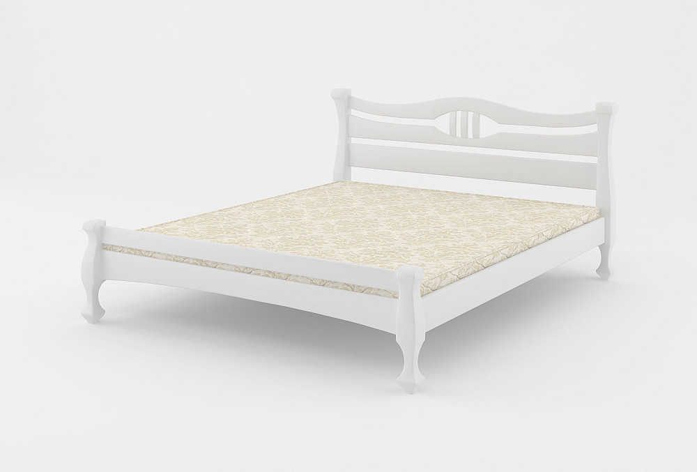 Двоспальне ліжко Mebigrand Даллас Білий (RAL9003) 140х190 см (DMBG-1762) Дніпро - фото 1