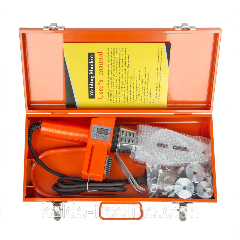 Паяльник для труб плаский WEZER CF-32-2 PRO, 20-32 мм, 1 600 Вт Харків - фото 1