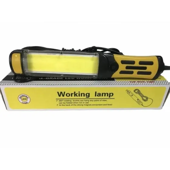 Ліхтарик ручний Bailong BL-9096 COB для сто з магнітом працює від 220в кабель 9 метрів 7725 пт Одеса