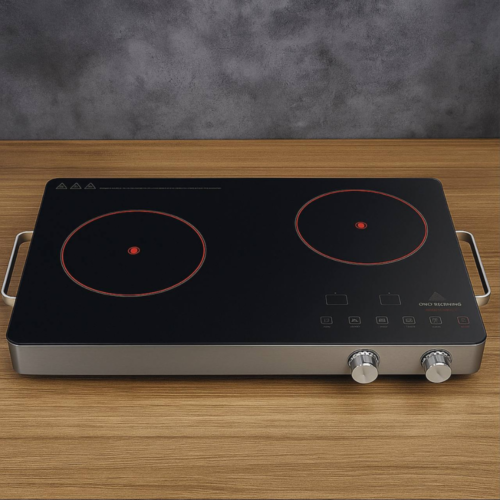 Инфракрасная плита 2000W,две комфорки,CB-1332 SBR Киев - изображение 1