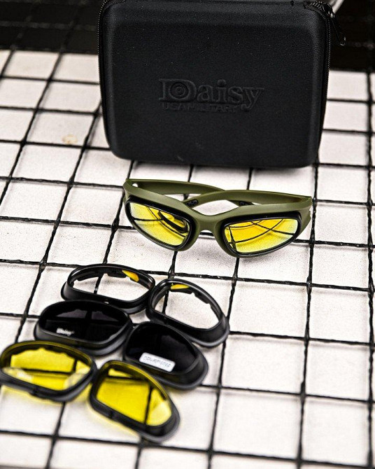 СОЛНЦЕЗАЩИТНЫЕ ОЧКИ ТАКТИЧЕСКИЕ Daisy   ПП7822 Одесса - изображение 3
