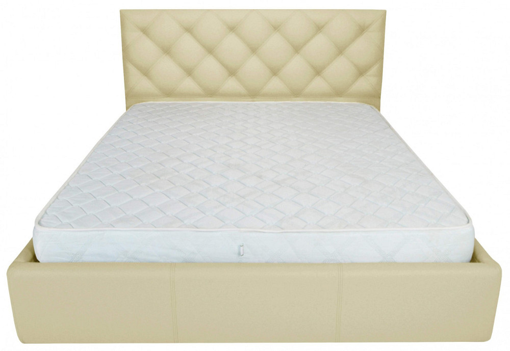 Ліжко Двоспальне Bristol VIP 160 х 190 см Fly 2207 A1 З додатковою металевою цільнозварною рамою Бежевий Дніпро - фото 10