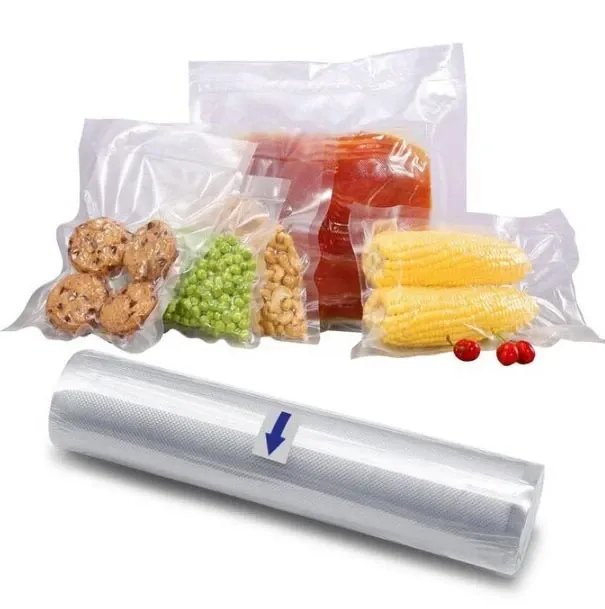 Гофровані пакети в рулоні 20x500см для вакууматора, вакуумна плівка для харчових продуктів Київ - фото 7