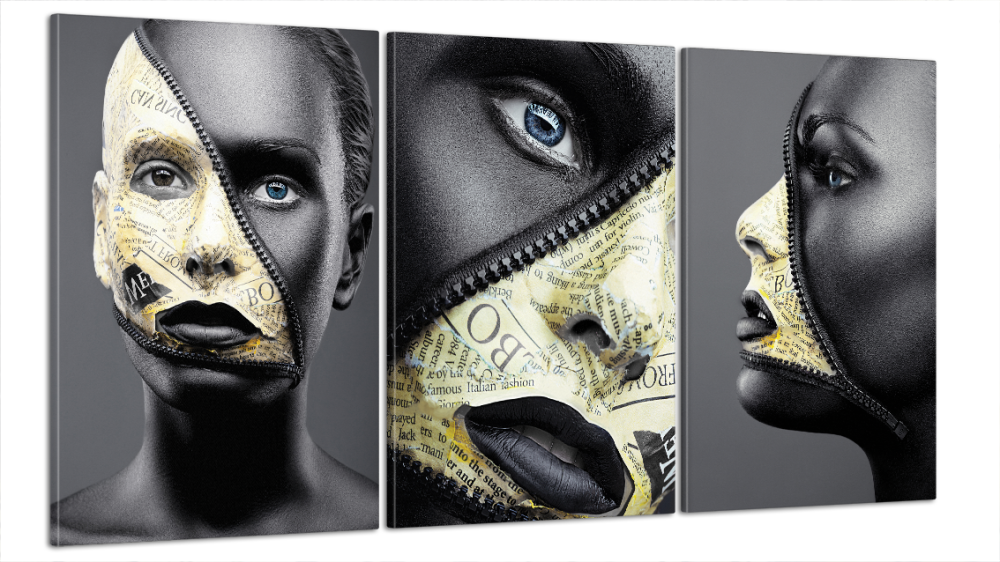 Модульна картина Абстракція Дівчина Art-36_B3 Київ - фото 1