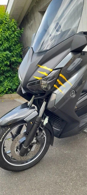 Наклейка на авто в виде Царапины Когтем Жёлтый Киев - изображение 8