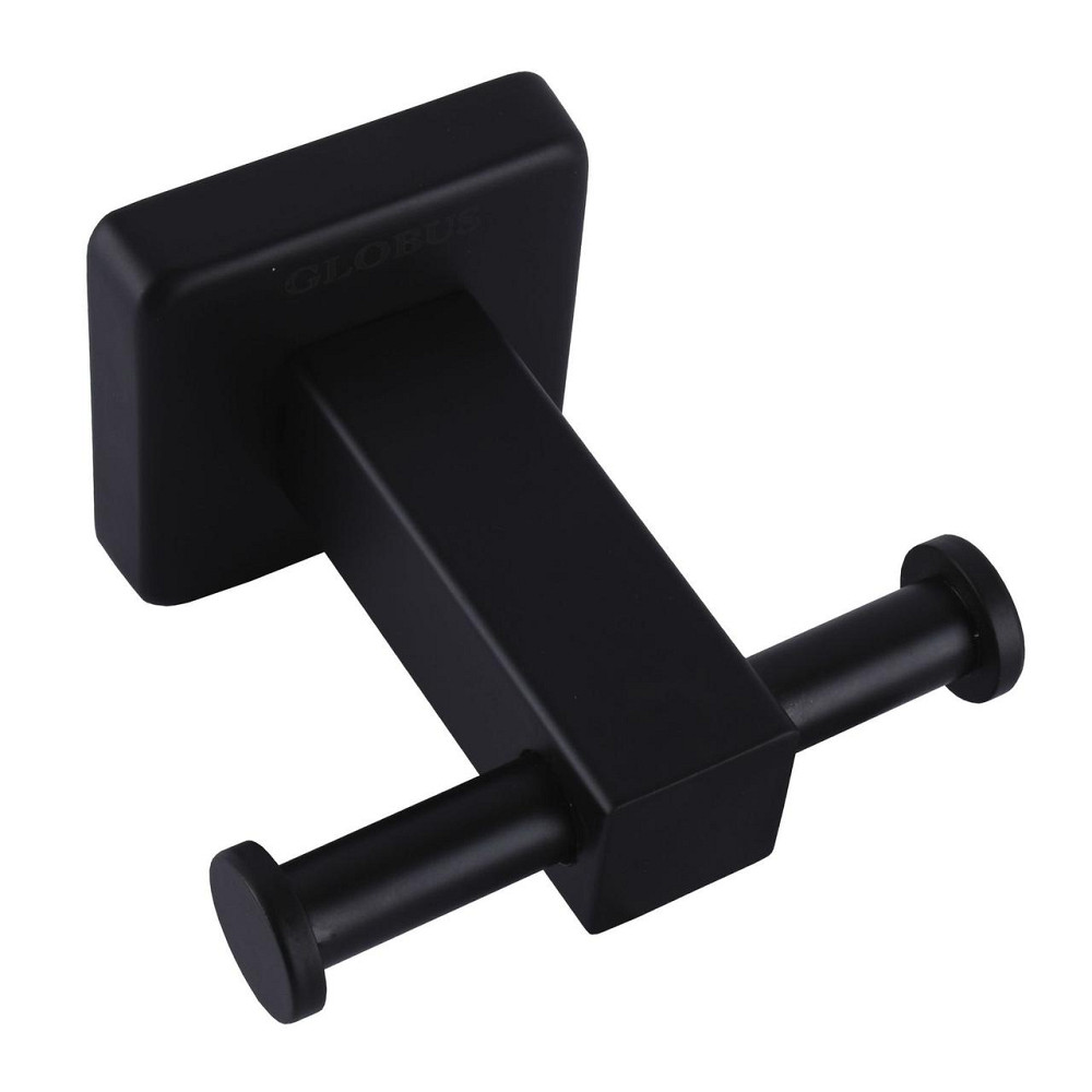 Гачок подвійний Globus Lux BQ9412 чорний матовий SUS304 (000022209) Київ - фото 4