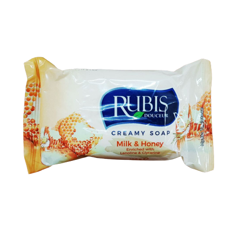 Мило тверде 100 г Молоко та мед (flowpack) RUBIS Житомир