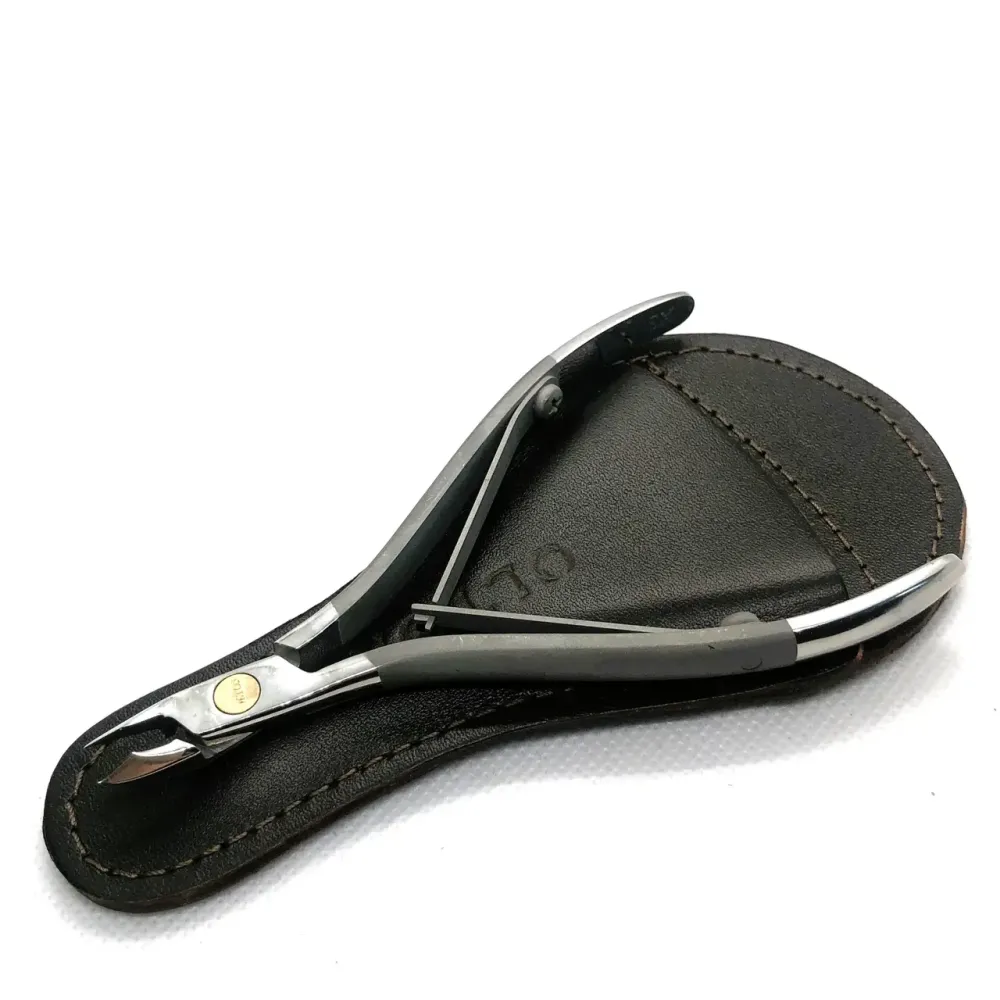 OLTON профессиональные кусачки для кутикулы XS с матовыми ручками (накожницы), длина режущей части 5 мм. Киев - изображение 9