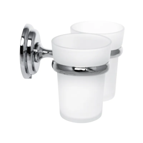 Тримач для щіток з 2 склянками настінний Zerix LR1508 (LL1410) Київ