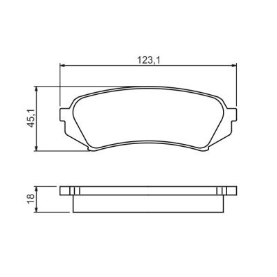 Тормозные колодки Bosch 0 986 424 641 Винница - изображение 2