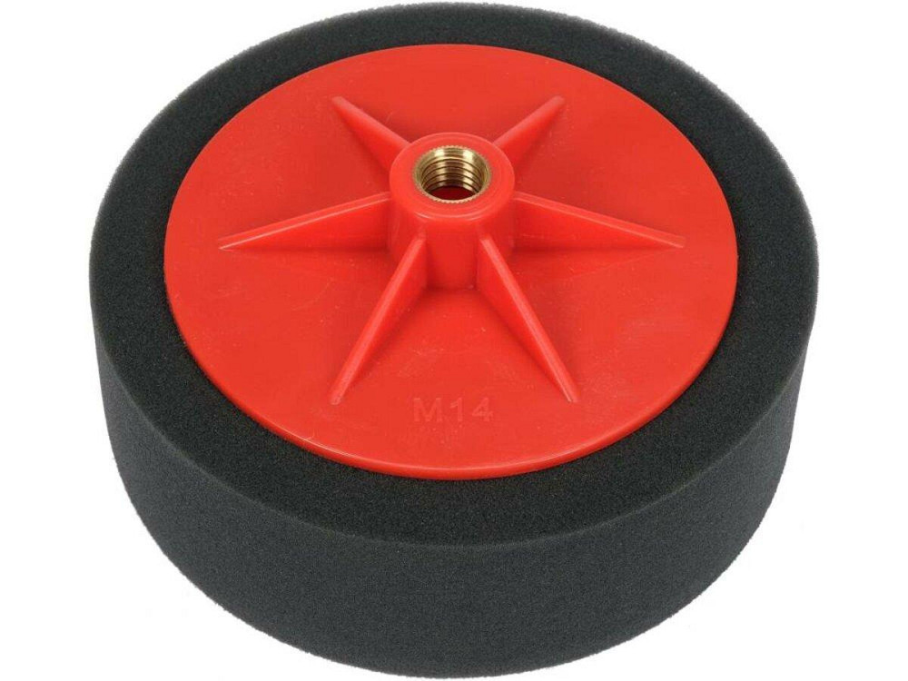 Диск полірувальний з м'якою губкою YATO Ø= 150 мм, h= 50 мм, різьбове кріплення М14 [60] Одеса - фото 1