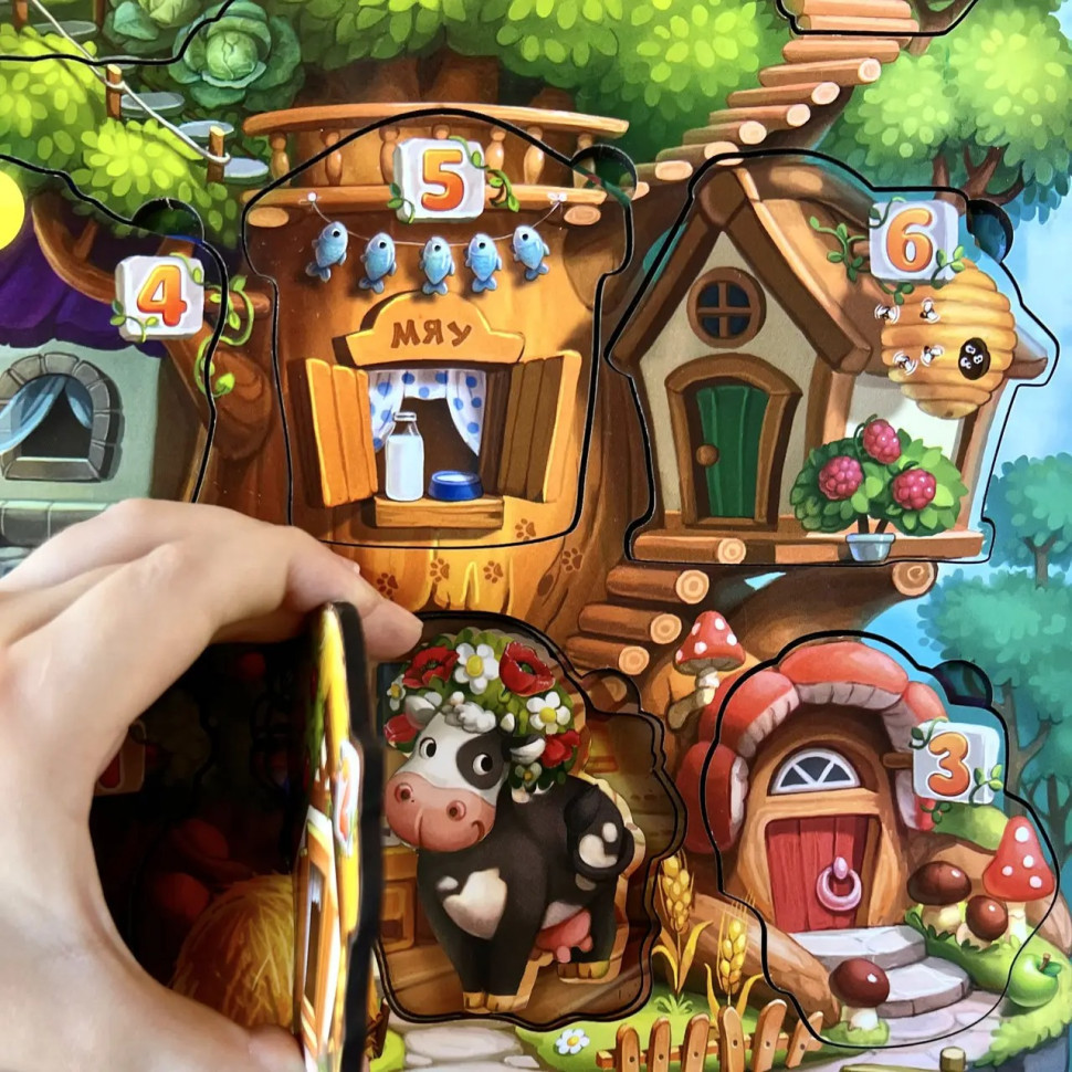 Деревянный пазл-вкладыш 