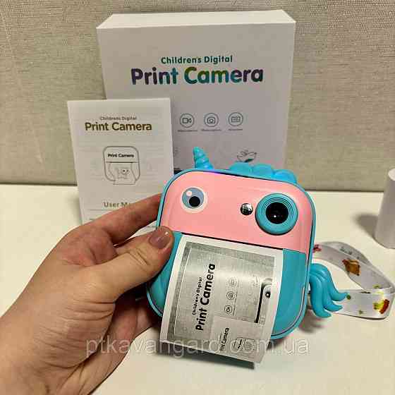 Фотоаппарат-принтер детский с мгновенной печатью 