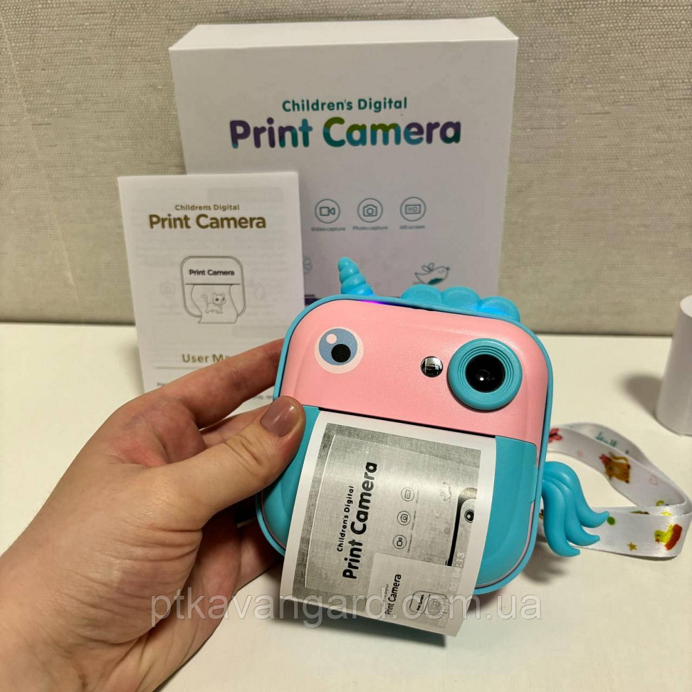 Фотоаппарат-принтер детский с мгновенной печатью 