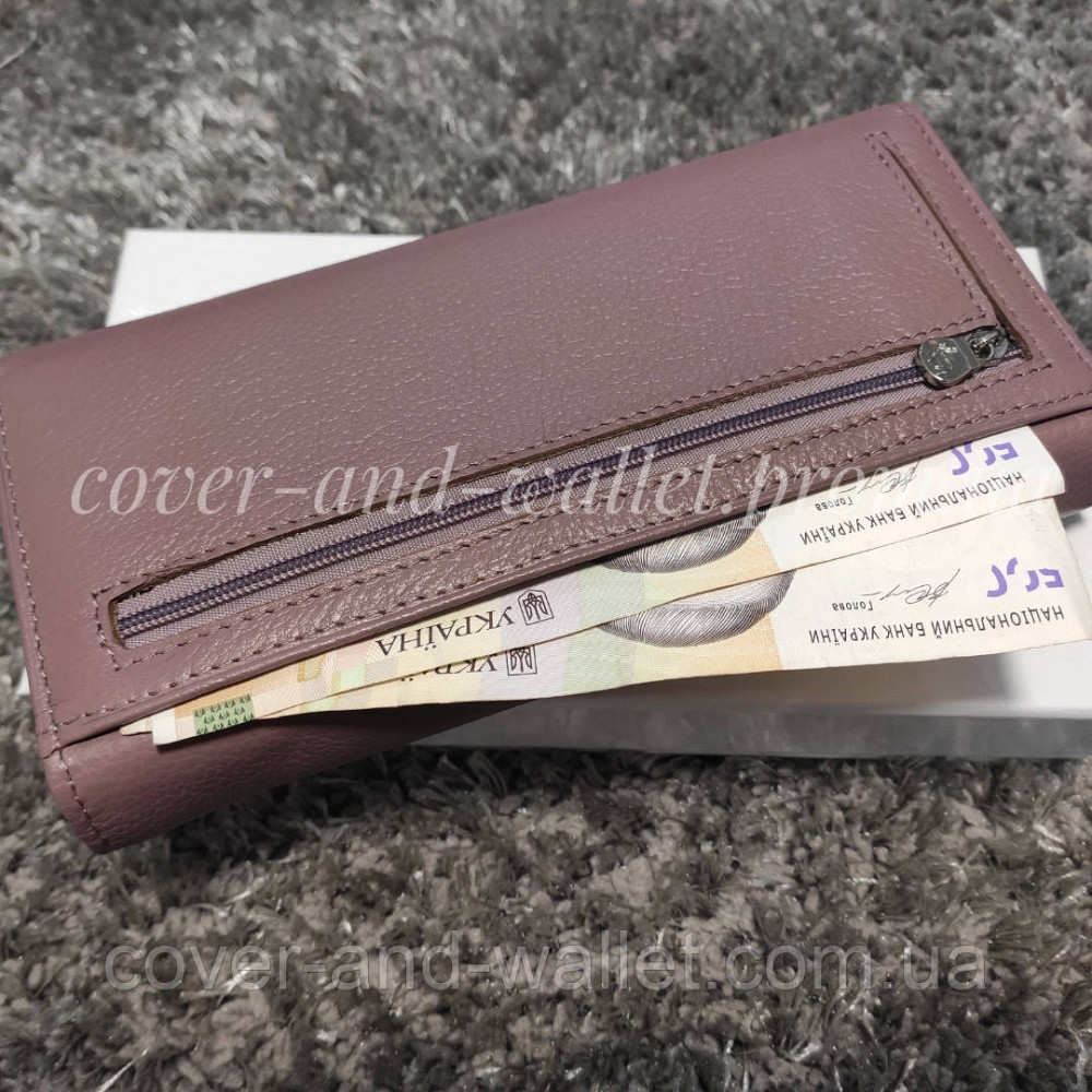 Гарний бежевий гаманець із блоком для карток на магнітах Marco Coverna Київ - фото 6