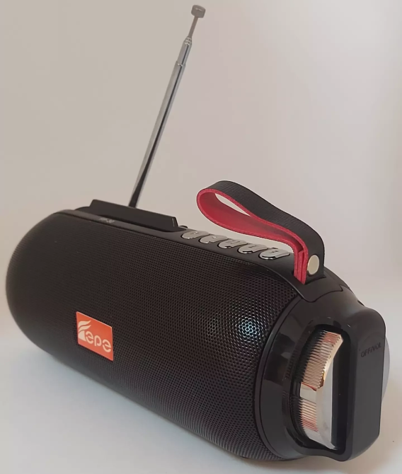 Портативная колонка FP-30-S с солнечной панелью и фонарем Киев - изображение 3