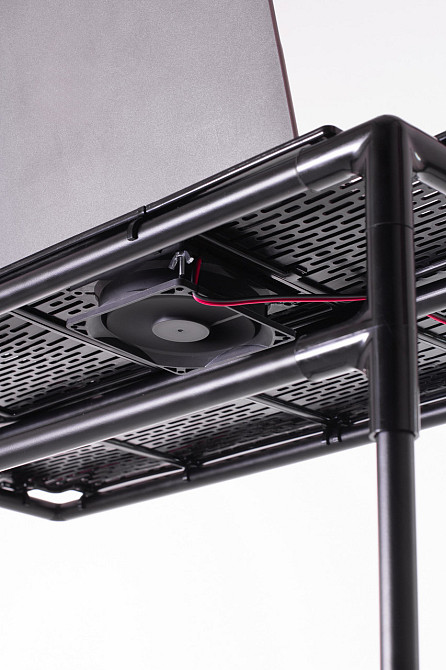 Металевий стіл для ноутбука Mouzer Cooler з вентилятором. Підставка-стол для ноутбука з активним охо Борисполь - изображение 10