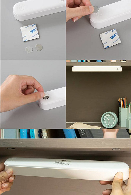 Лампа LED магнітна 3000-6000К 26см пульт 1200мАг AC Prof PK565 Київ - фото 3