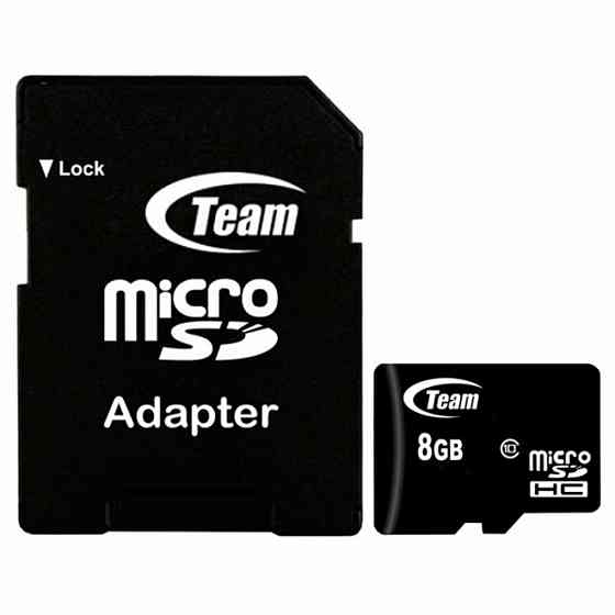 microSDHC Team 8Gb class 10 (adapter SD) Київ