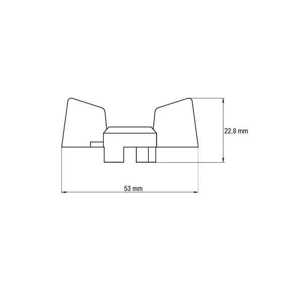 Ручка-метелик Koer для крана кульового 1/2'' алюмінієва (колір жовтий) (KR4739) Київ